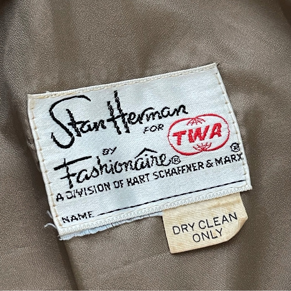 VTG Stan Herman for TWA (Trans World Airlines) Flight Attendant Coat Women’s S - Picture 5 of 8